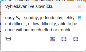 Dvojklikový slovníček