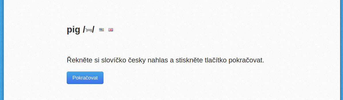 Zkoušení z češtiny do angličtiny